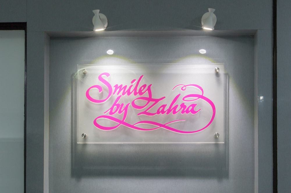 Smiles by Zahra plaque