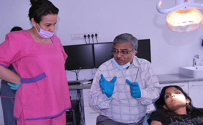 Treatment in progress