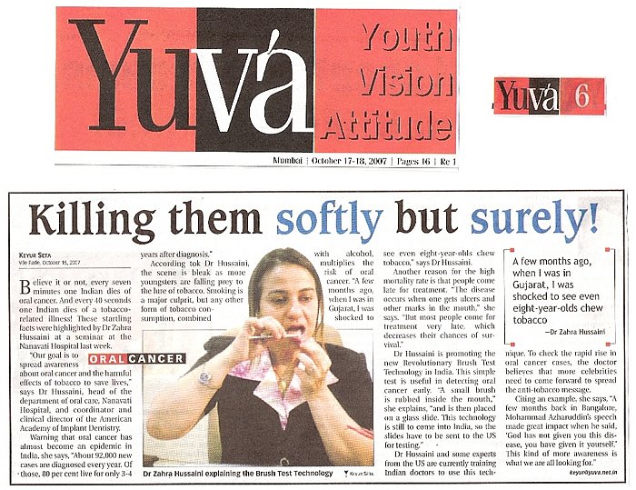 Yuva Youth Vision Attitude feature: Killing them softly but surely